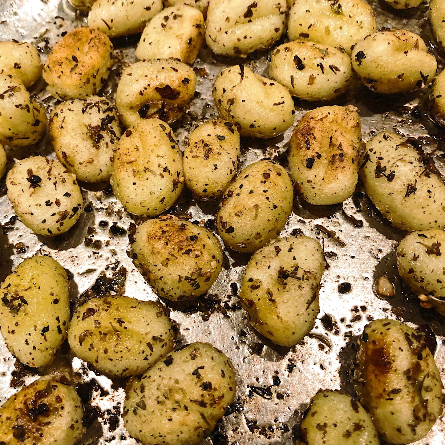 025 - Pan-Fried Herby Gnocchi - Seasoning with Recipe (V)