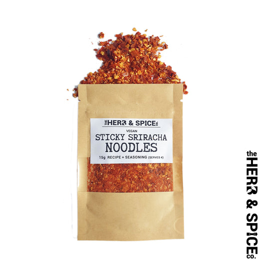019 - Vegan Sticky Sriracha Noodles - Seasoning with Recipe (VG)
