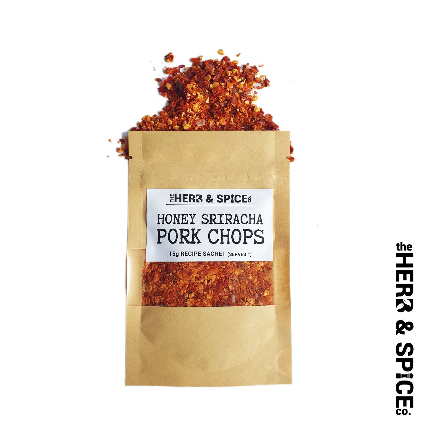 018 - Honey Sriracha Pork Chops - Seasoning with Recipe